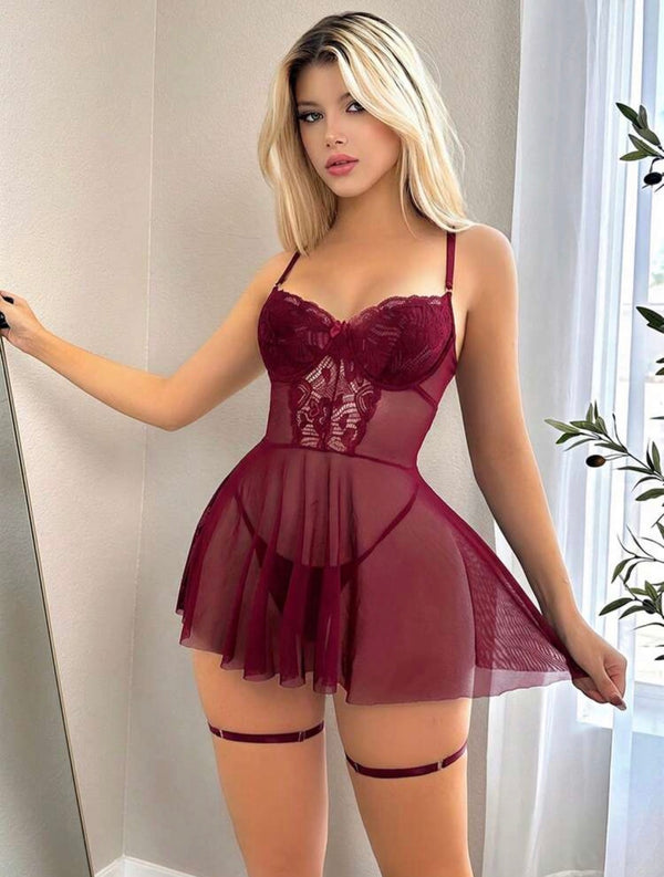 Nuisette 2 piéces avec string